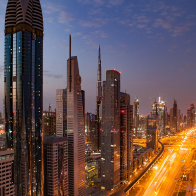 Dubai Sunset Scape